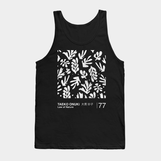 Law Of Nature Taeko Onuki (Ohnuki) / Minimalist Graphic Design Fan Tank Top by saudade